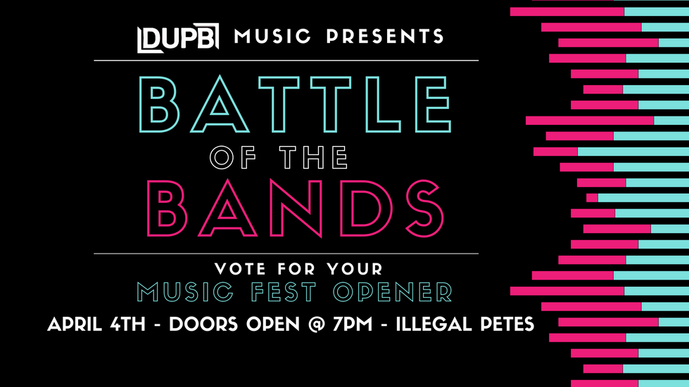 DUPB Battle of the Bands Facebook Ad by Ilona Kovacs