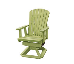 Single FanBack Swivel Rocker