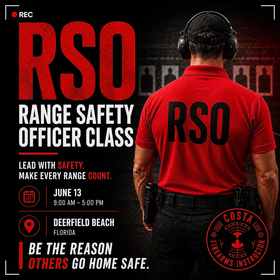 NRA Range Safety Officer Course