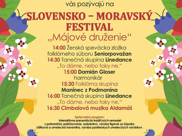 Slovensko – moravský festival „Májové druženie“