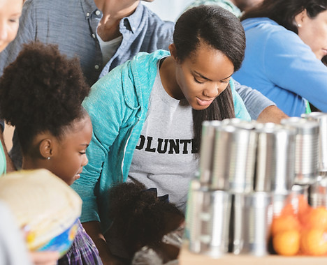 Volunteers at Food Bank
