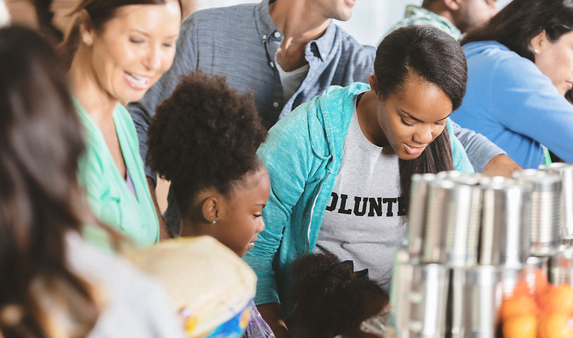 Volunteers at Food Bank