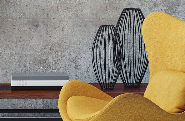 Gelber Lounge Chair