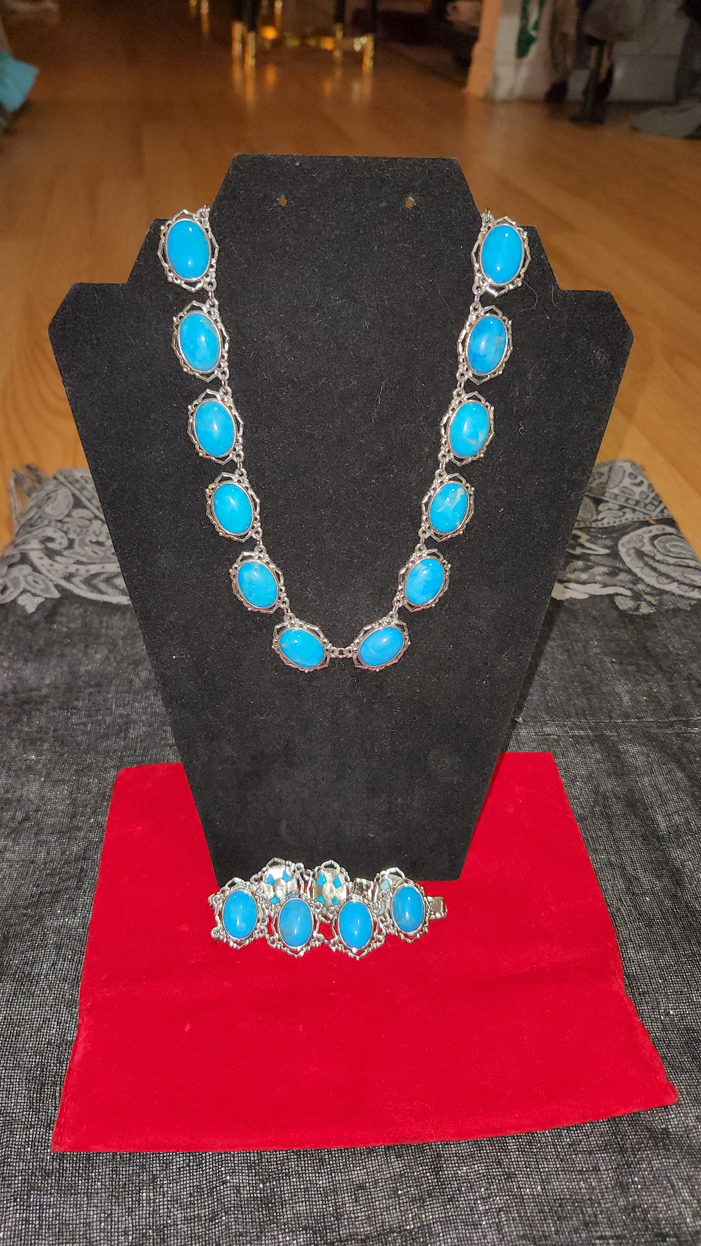 JBK Signed Statement Necklace & Bracelet Set  -