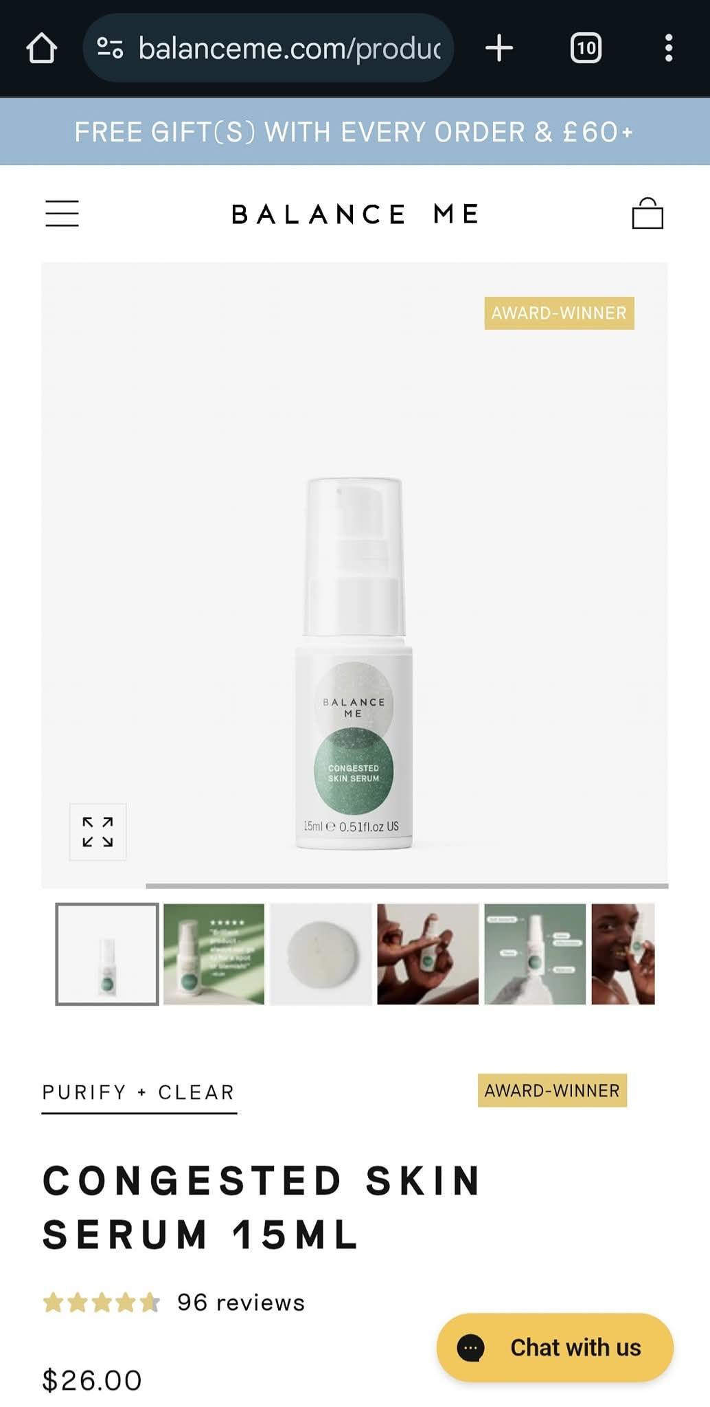 *(Balance Me)* Congested Skin Serum