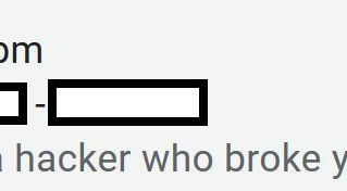 Cybercrime in Action - Blackmail