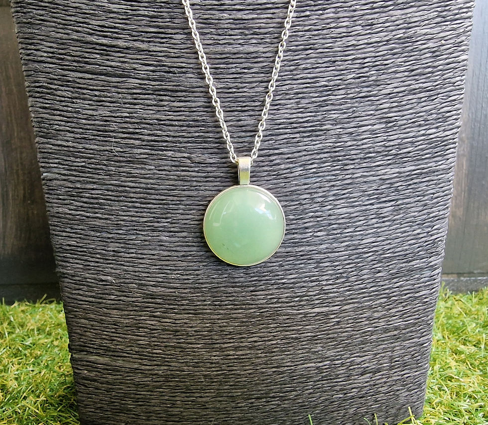 Miniature : Collier long avec pierre d'aventurine