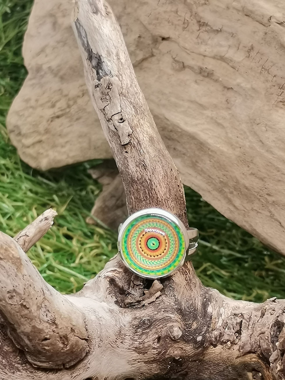 Miniature : Bague enfant avec cabochon "Honolulu"