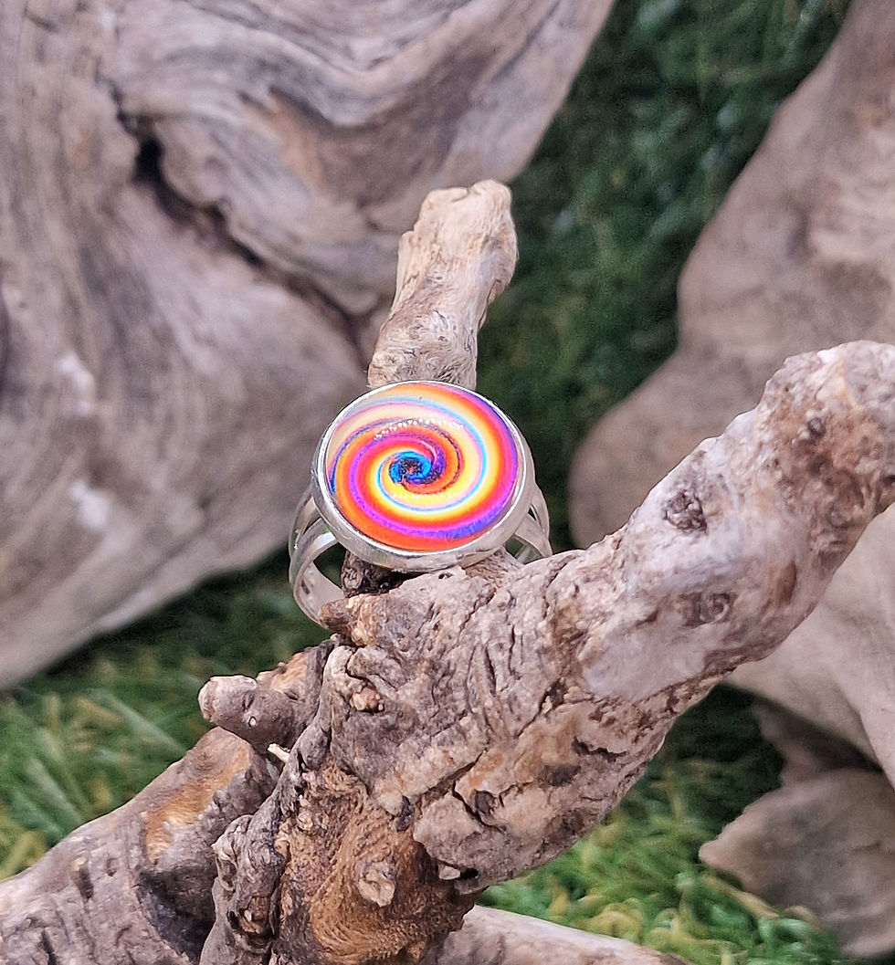 Miniature : Bague enfant avec cabochon "Memphis"