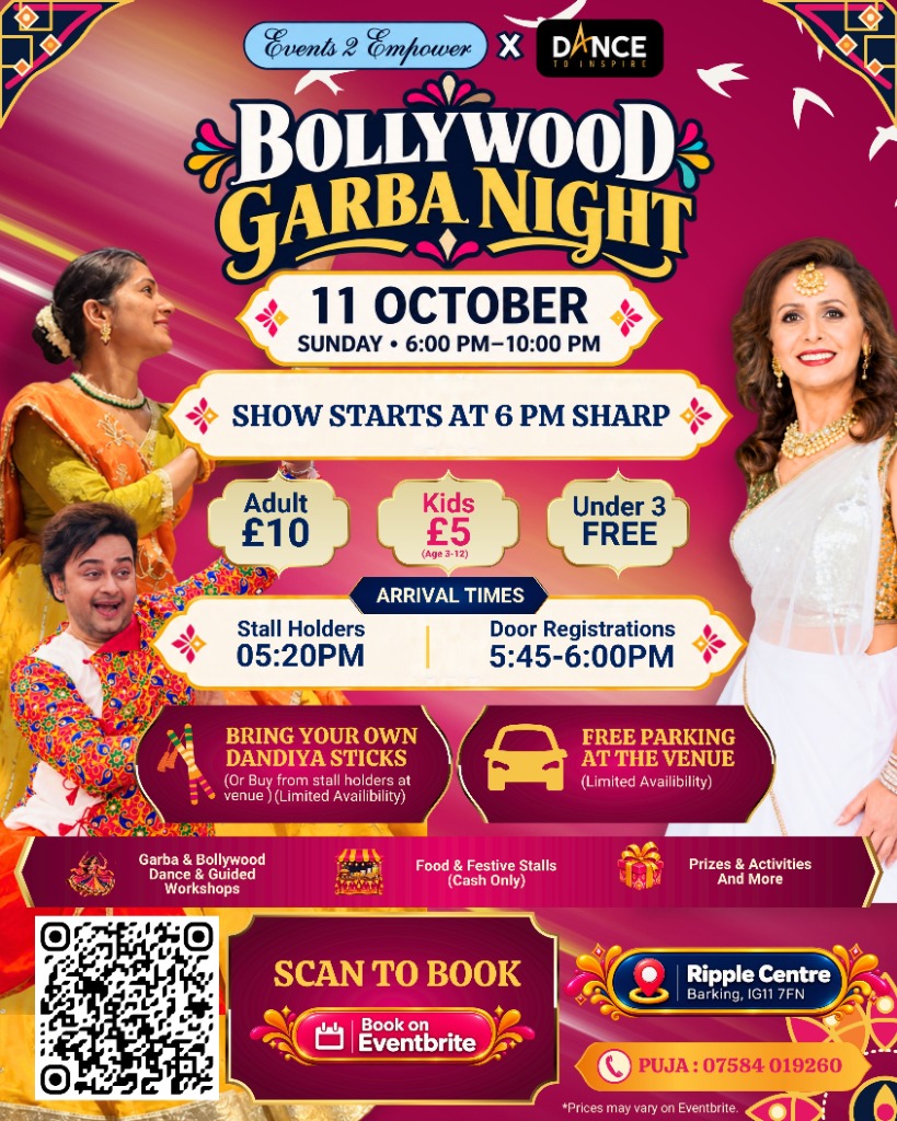 Bollywood Garba Night - Events 2 Empower