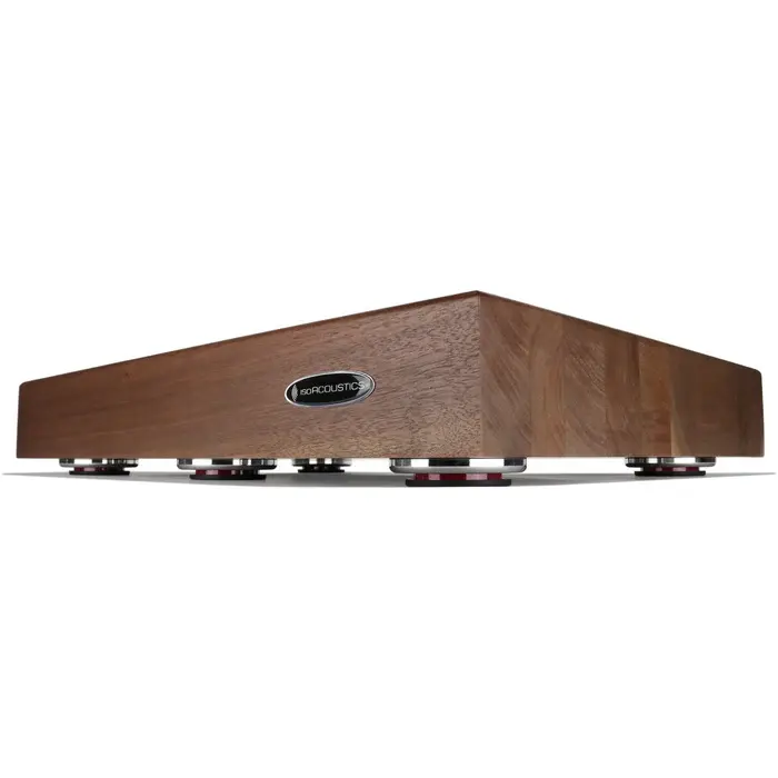 Thumbnail: IsoAcoustics DELOS Series Walnut Isolation Platform