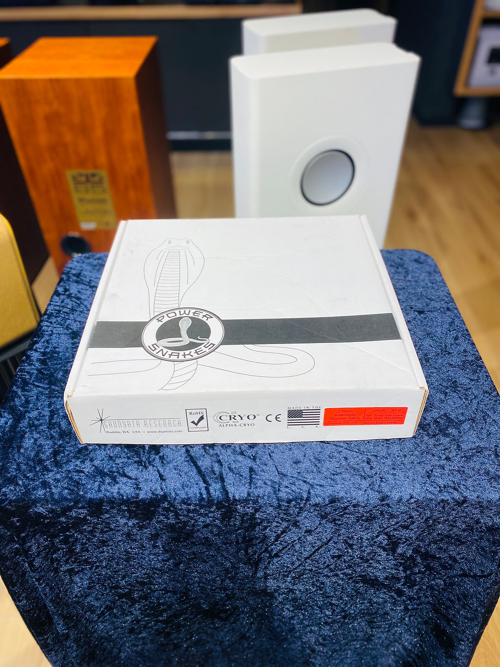Thumbnail: Pre-Owned Shunyata Research ZiTron Anaconda 2.5m Speaker Cables