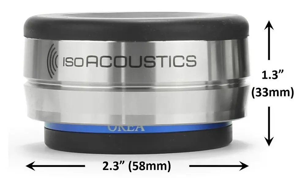 Thumbnail: IsoAcoustics OREA Indigo Isolators