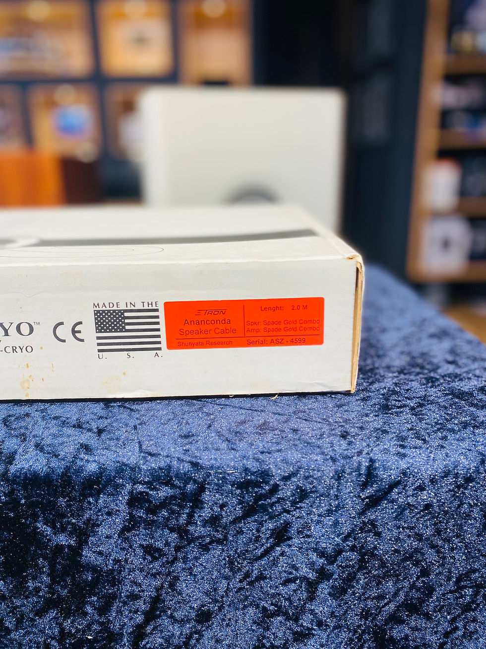 Thumbnail: Pre-Owned Shunyata Research ZiTron Anaconda 2m Speaker Cables