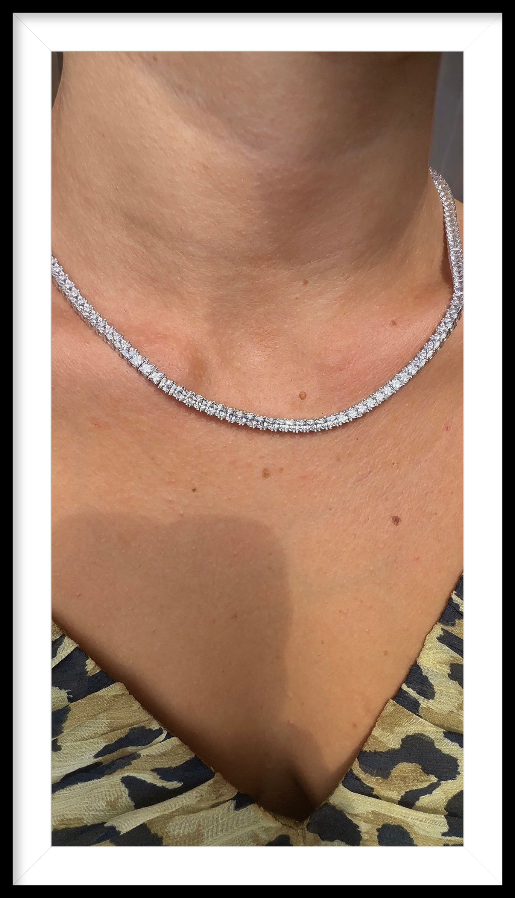 Prenses kesim suyolu kolye 