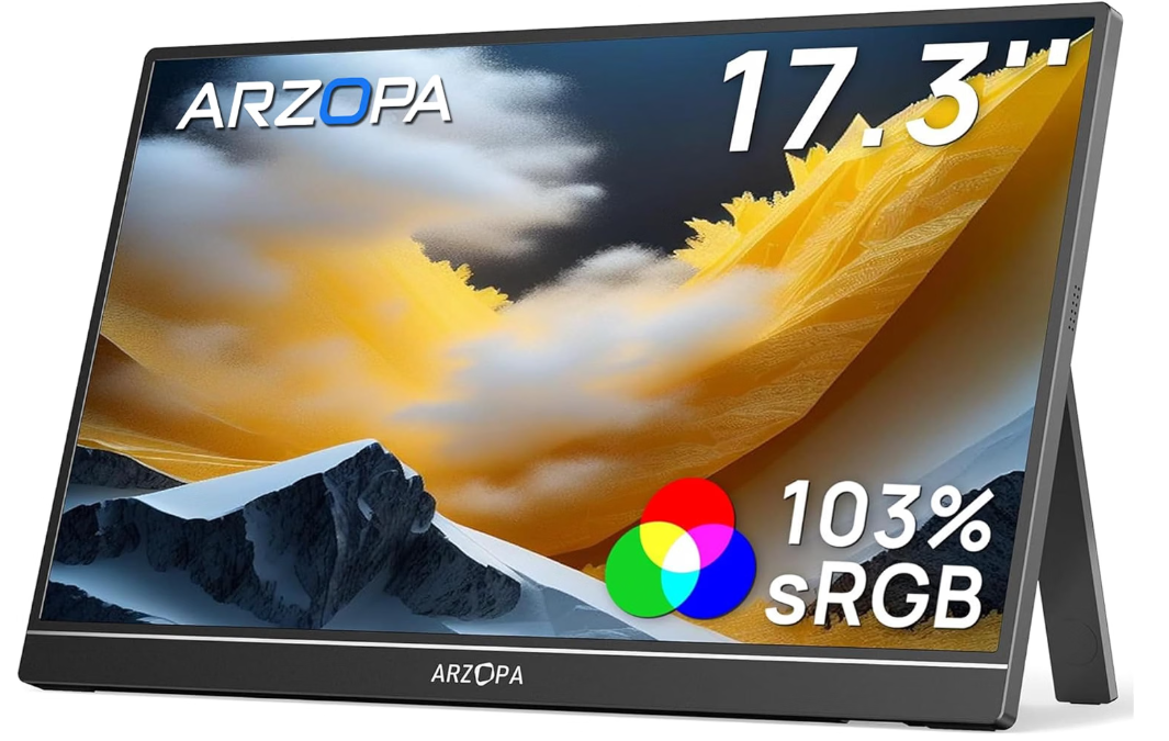ARZOPA écran portable 17,3 pouces