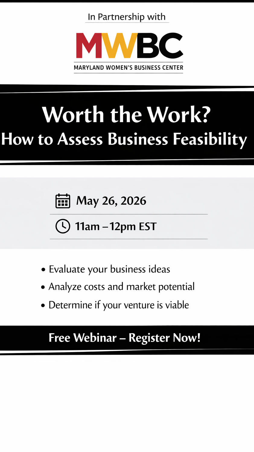 MWBC: Worth the Work? How to Assess Business Feasibility Webinar