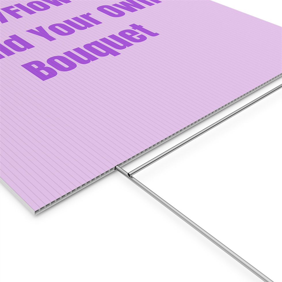 Thumbnail: Plastic Yard Sign