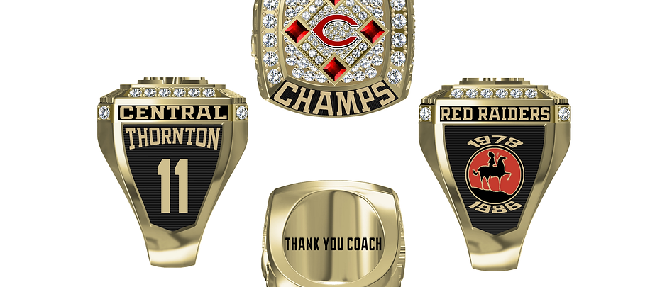 78 & 86 LaCrosse Central Baseball Championship Ring