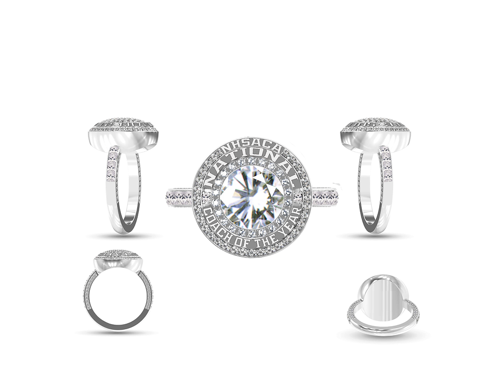NHSACA Women's Fashion Coach of the Year ring