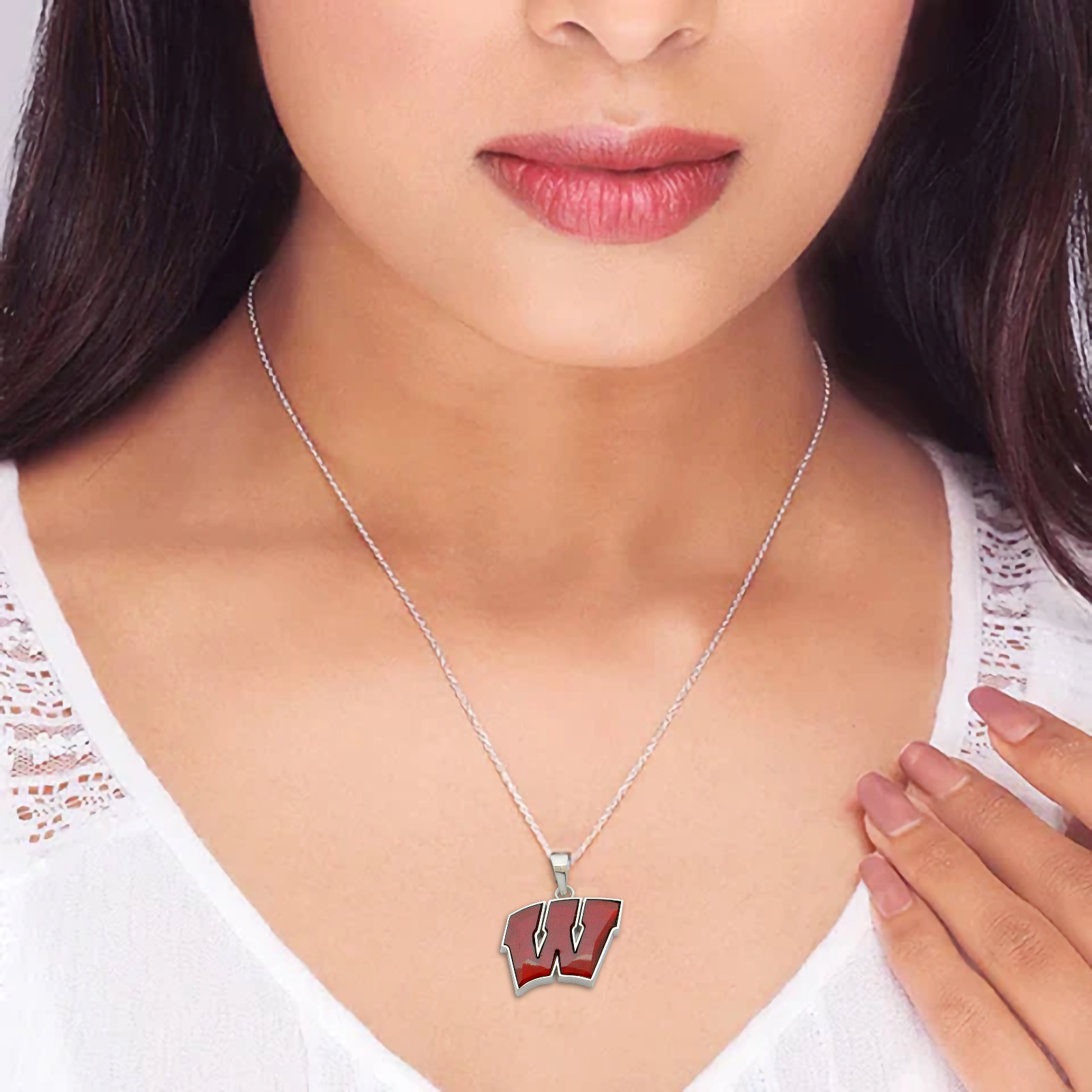 Wisconsin Badger Pendant