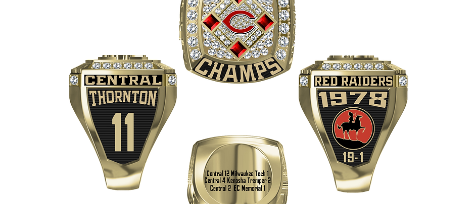 78 LaCrosse Central Baseball Championship Ring