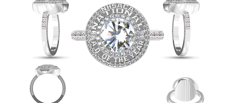 NHSACA Women's Fashion A.D. of the Year ring