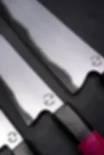 Thumbnail: San Mai Bunka Kitchen Knife Set Left Side Close
