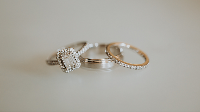 Wedding Details of wedding rings Kelowna wedding Photographer