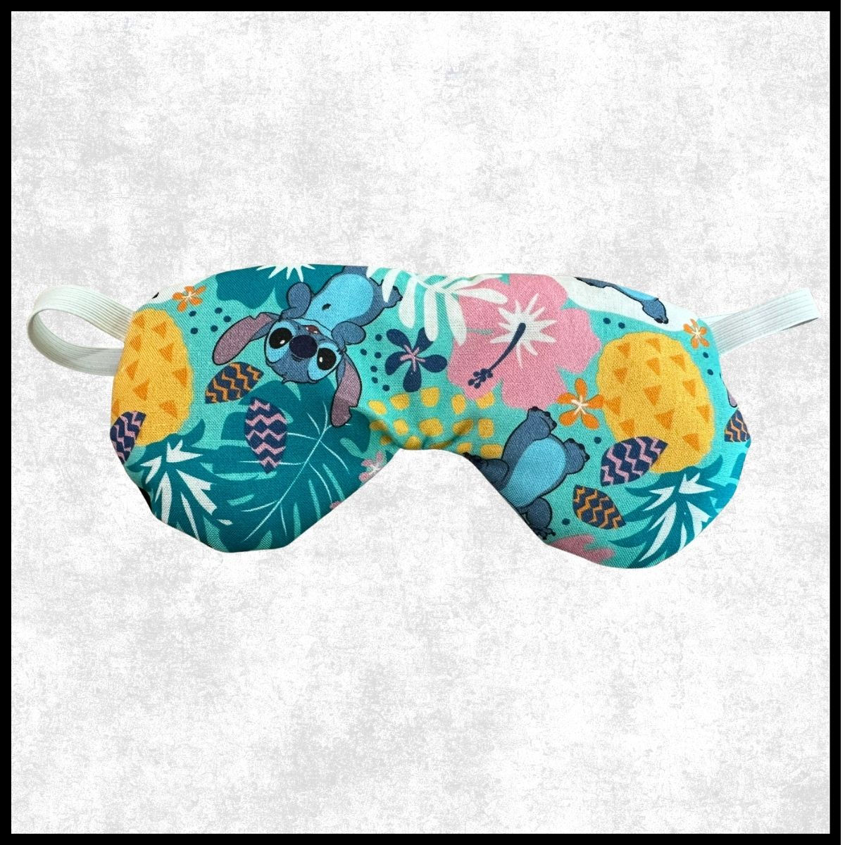 Tropical Stitch Weighted Eye Mask: Hot/Cold Therapy Rice Pack
