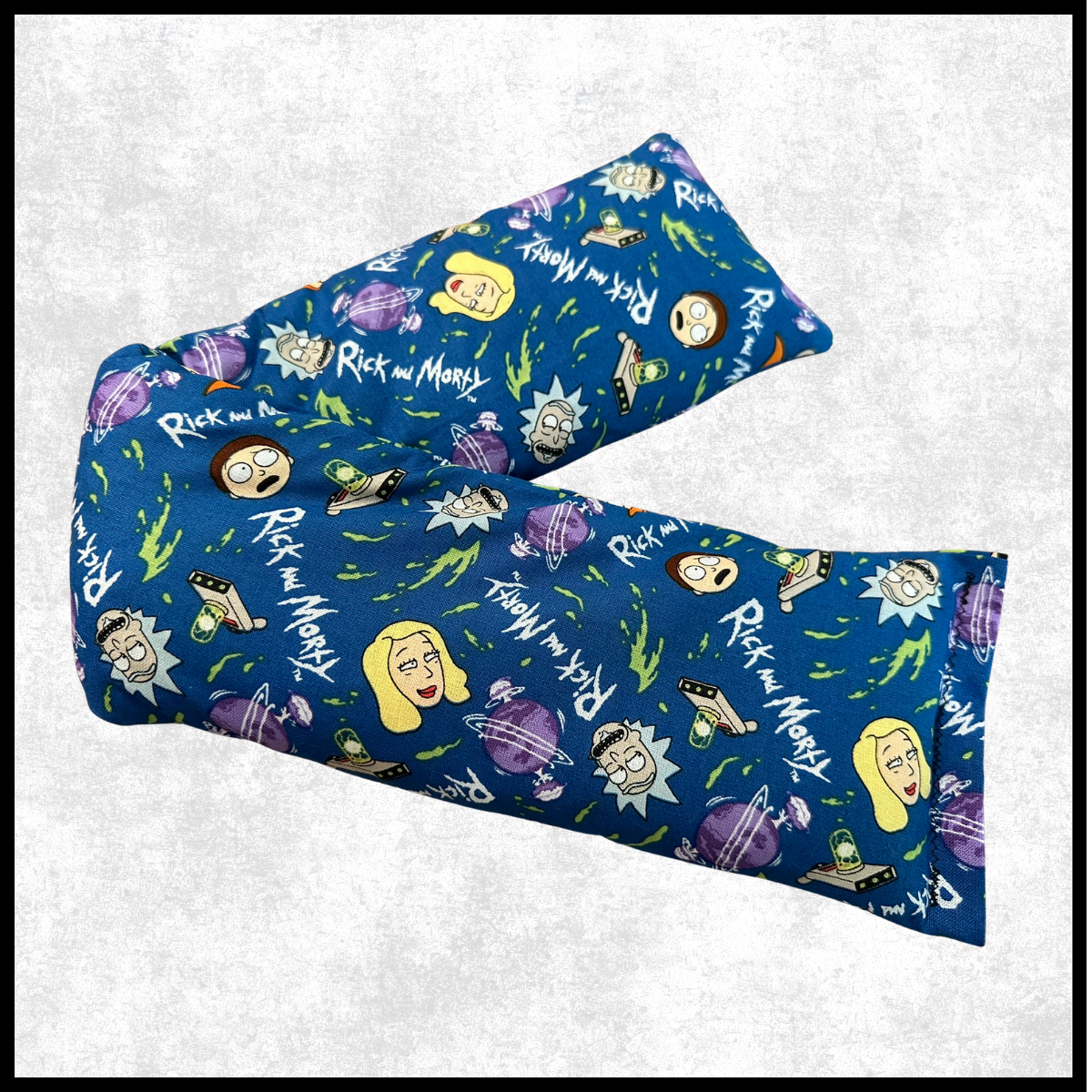 Rick and Morty Neck Wrap: Hot/Cold Therapy Rice Pack