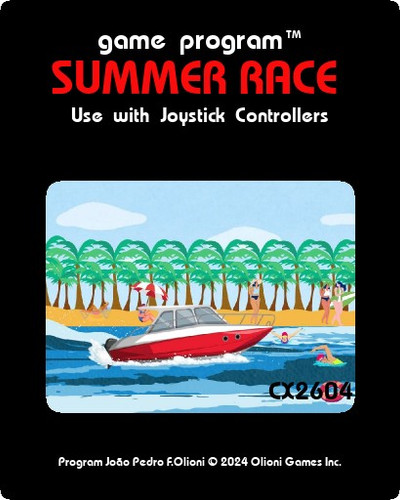 Summer Race (Atari 2600) | Olioni Games Inc