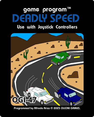 Deadly Speed (Atari 2600) | Olioni Games Inc