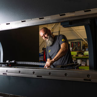 Campaign photography for metal engineering