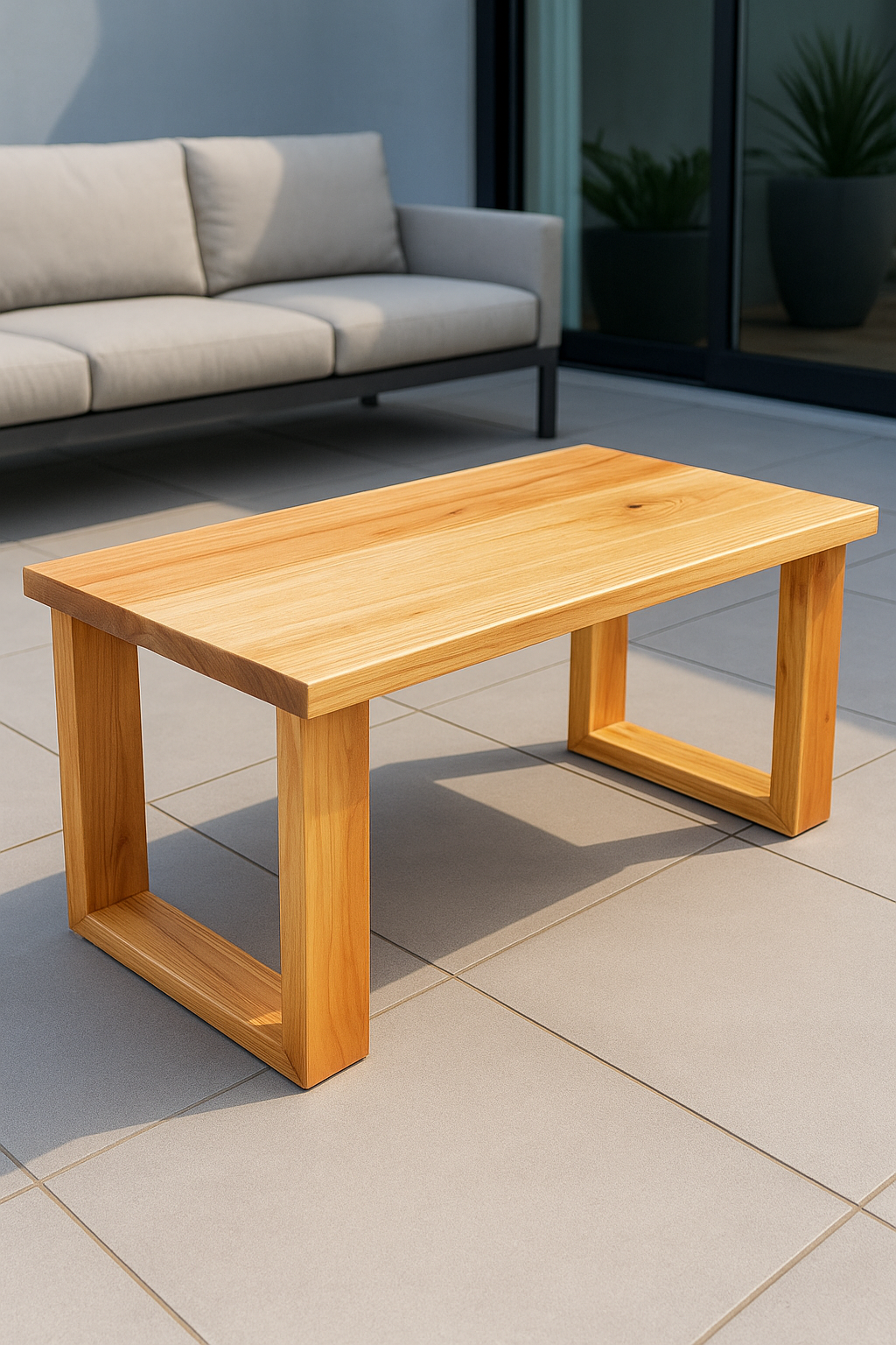 Handcrafted Wooden Coffee/Patio Table