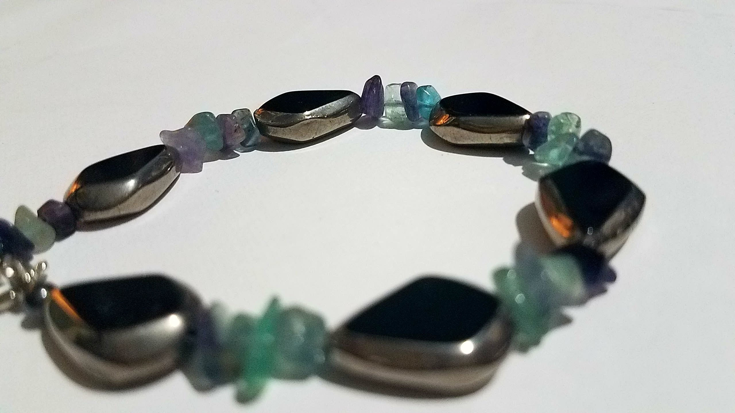 quartz shard bracelet