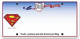 Superman Commemorative License Plate