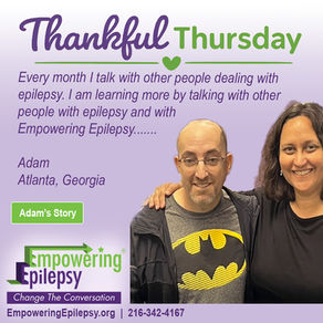 Thankful Thursday - Adam's Story