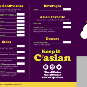 C'asian Food Truck: Information Architecture & Menu Design