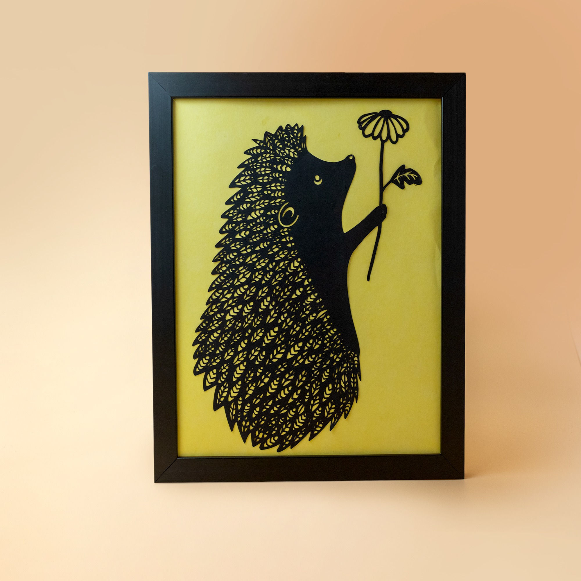 Hedgehog with Flower