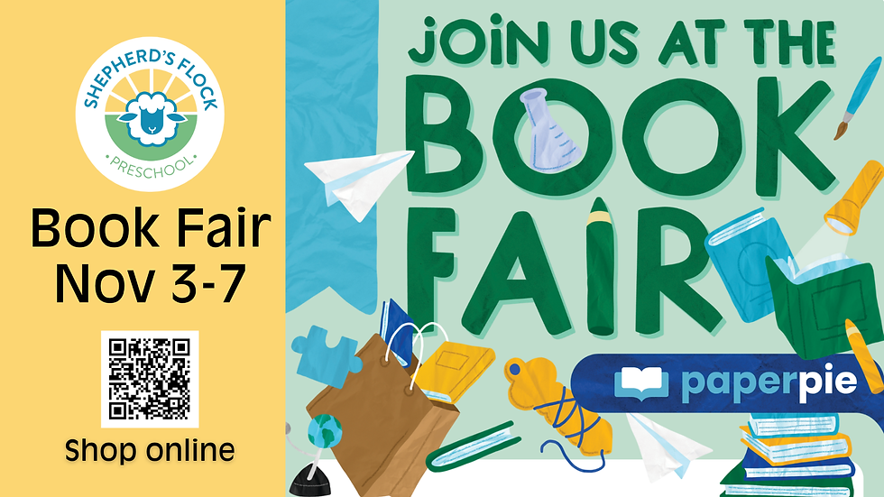 Shepherd's Flock Preschool Book Fair