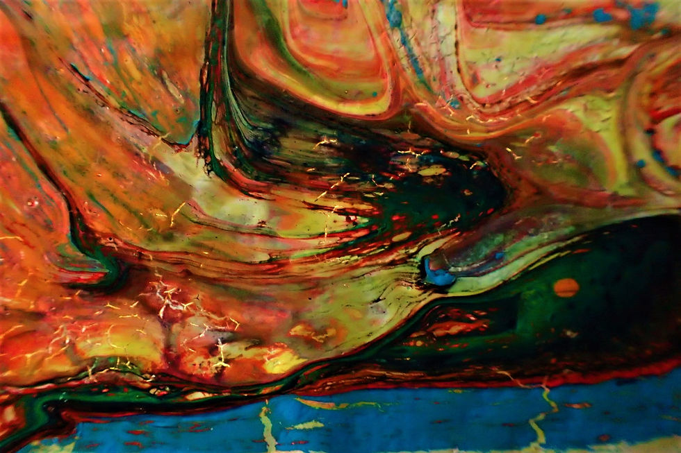 Miniatura: "LA VIA VERSO L'INFERNO"/ N.VI/VIII / Serie CROMOTERAPIA