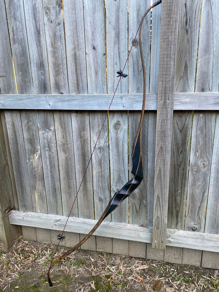 Black Widow PTF Recurve Bow - G10 + Dark Bocote 02