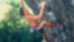 Johan Luhr climbing in Bohuslän