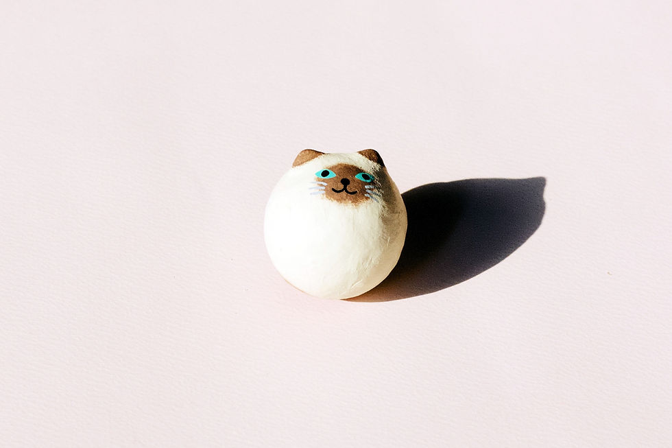 京都羅工房手作不倒貓｜暹羅貓