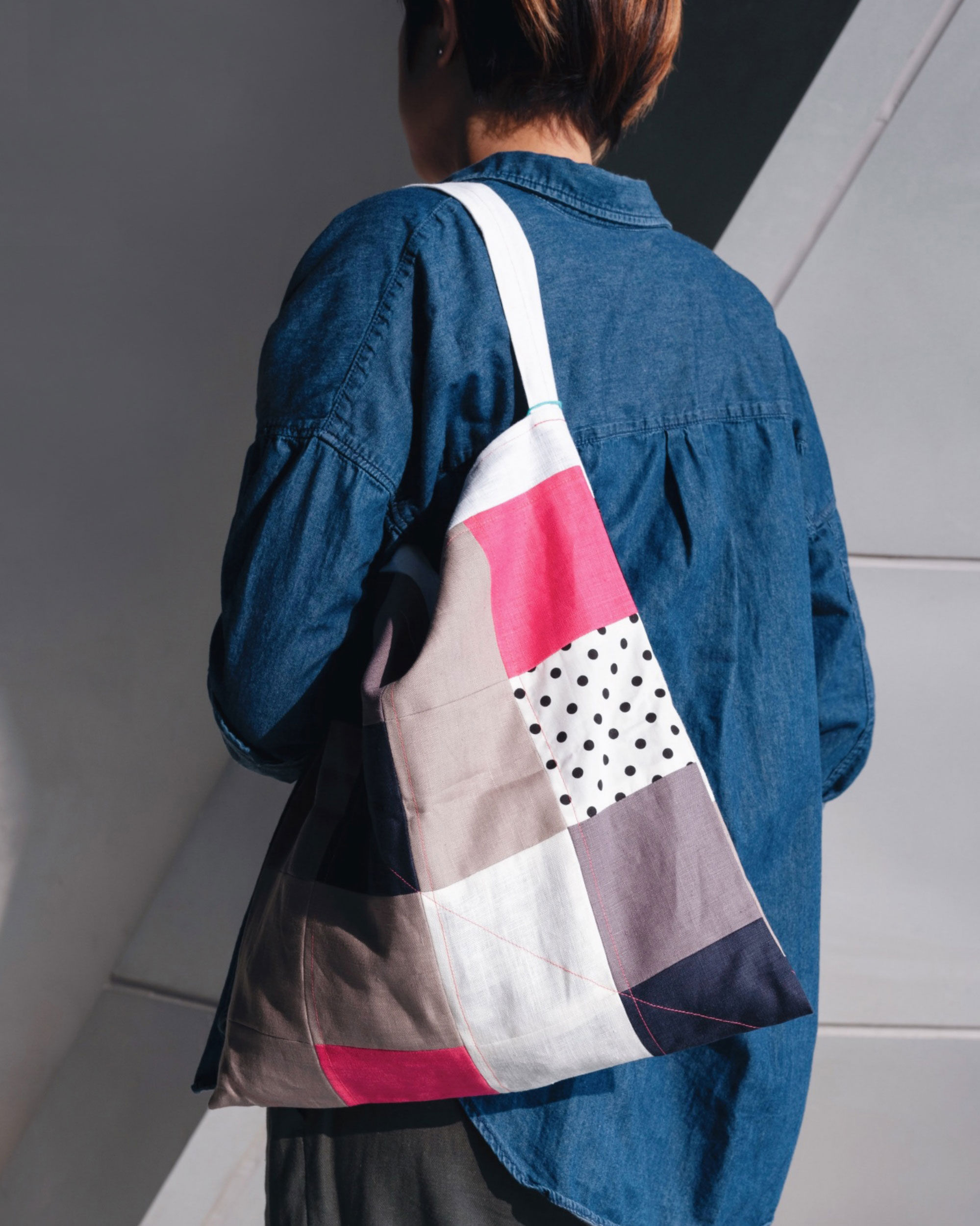 日本製｜4X7 Patchwork Tote