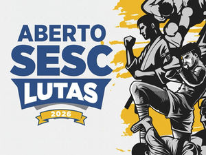 cartaz aberto sesc de lutas 2026