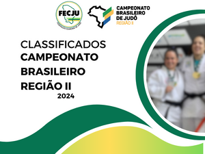 Classificados Campeonato Brasileiro de Judô - Região II 2024