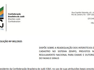 Resolução nº 001/2025 da CBJ