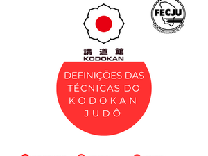 Definições das Técnicas do Kodokan Judō 2024